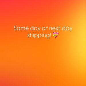 Same day or next day shipping!